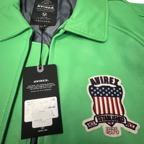 Iconic Avirex Leather Jacket - Picture 6 of 8